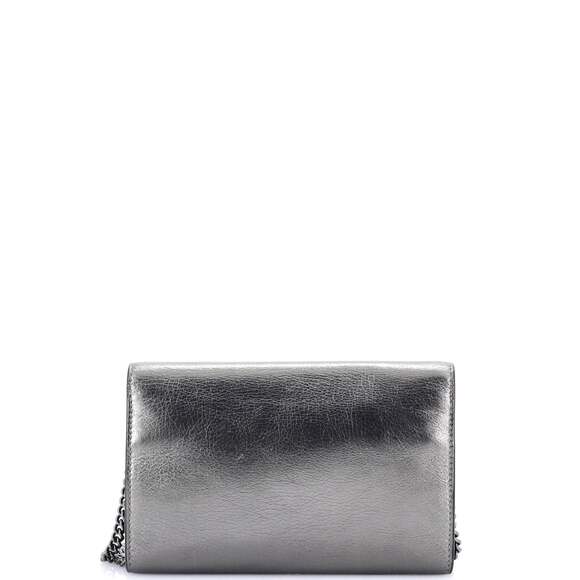 F Is Fendi Wallet On Chain Leather Mini #191722F52B - Picture 3 of 7